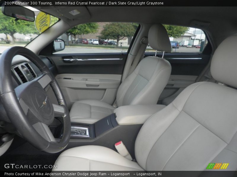 Inferno Red Crystal Pearlcoat / Dark Slate Gray/Light Graystone 2007 Chrysler 300 Touring
