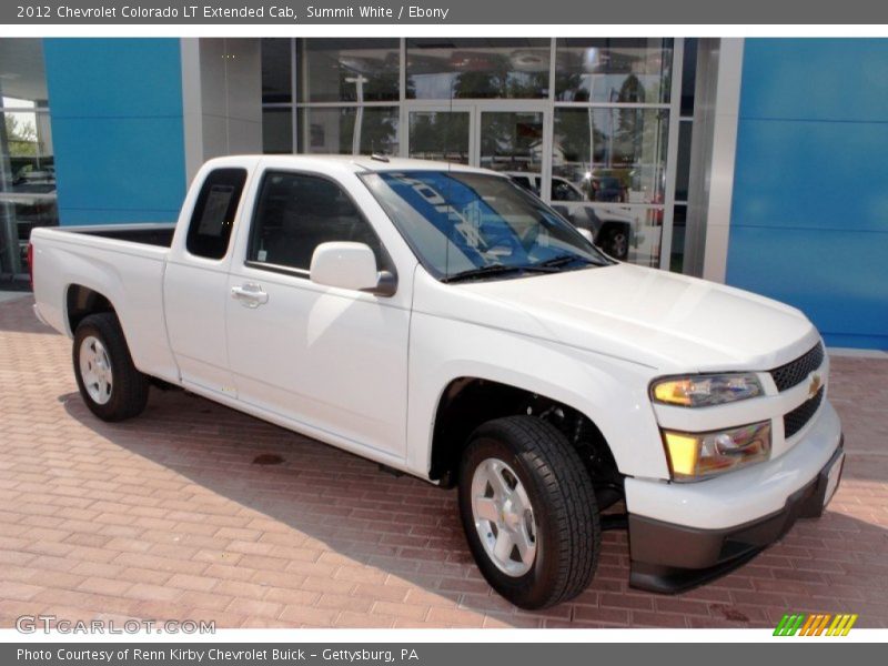 Summit White / Ebony 2012 Chevrolet Colorado LT Extended Cab