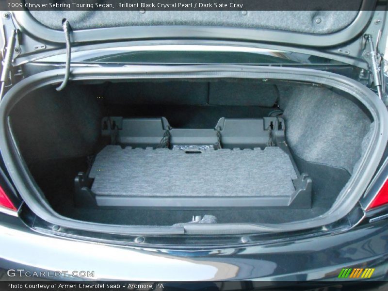 Brilliant Black Crystal Pearl / Dark Slate Gray 2009 Chrysler Sebring Touring Sedan