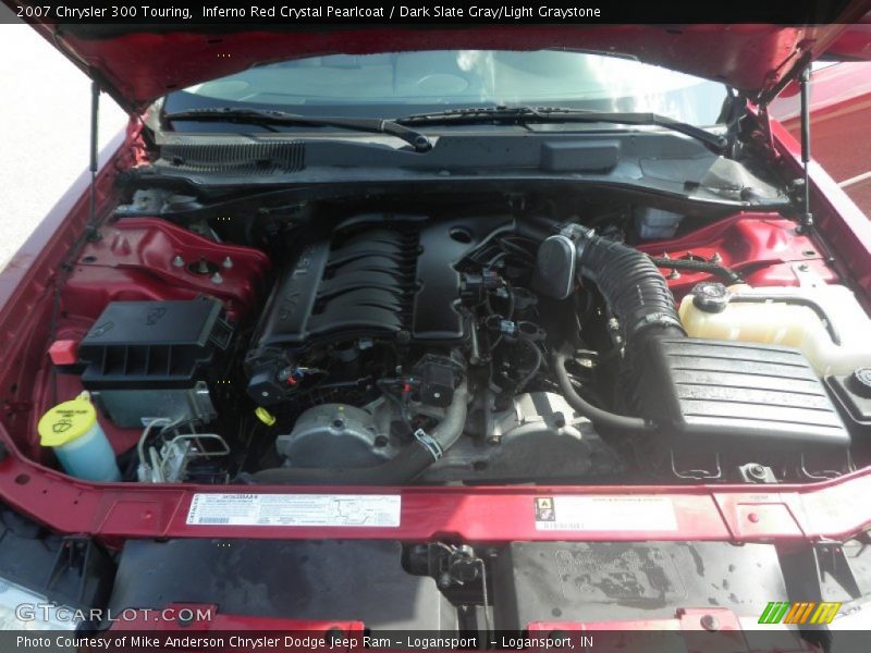 Inferno Red Crystal Pearlcoat / Dark Slate Gray/Light Graystone 2007 Chrysler 300 Touring