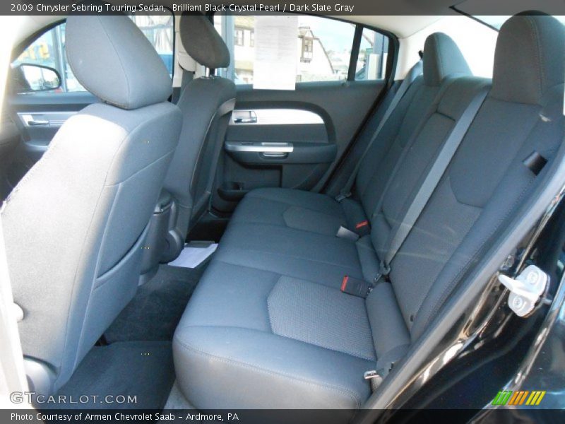 Brilliant Black Crystal Pearl / Dark Slate Gray 2009 Chrysler Sebring Touring Sedan