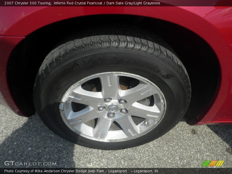 Inferno Red Crystal Pearlcoat / Dark Slate Gray/Light Graystone 2007 Chrysler 300 Touring