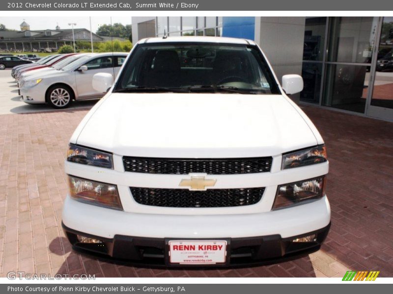 Summit White / Ebony 2012 Chevrolet Colorado LT Extended Cab