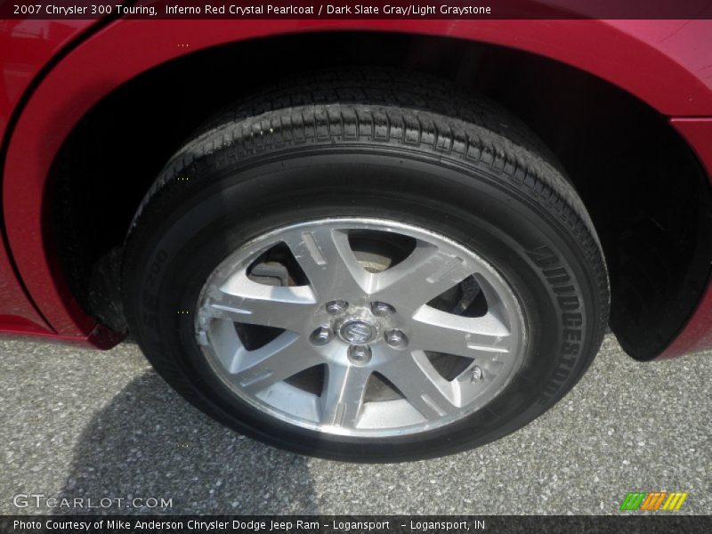 Inferno Red Crystal Pearlcoat / Dark Slate Gray/Light Graystone 2007 Chrysler 300 Touring