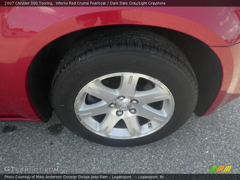 Inferno Red Crystal Pearlcoat / Dark Slate Gray/Light Graystone 2007 Chrysler 300 Touring
