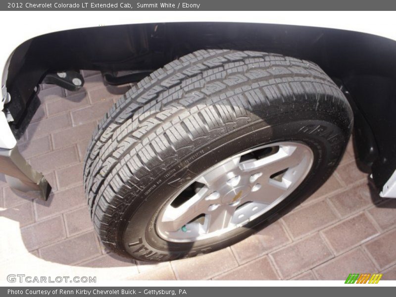 Summit White / Ebony 2012 Chevrolet Colorado LT Extended Cab