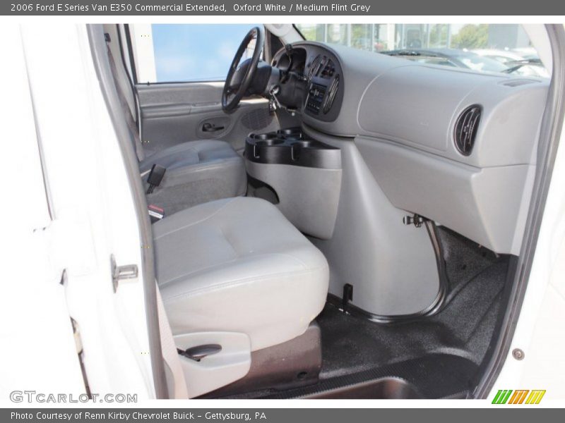 Oxford White / Medium Flint Grey 2006 Ford E Series Van E350 Commercial Extended