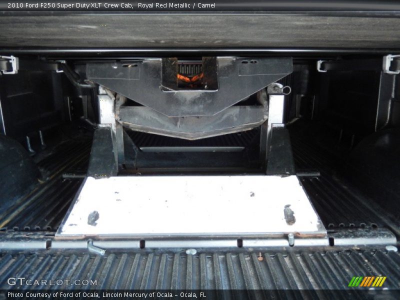 Royal Red Metallic / Camel 2010 Ford F250 Super Duty XLT Crew Cab
