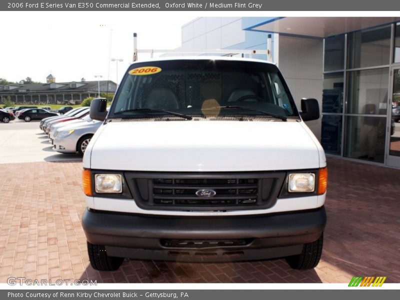 Oxford White / Medium Flint Grey 2006 Ford E Series Van E350 Commercial Extended