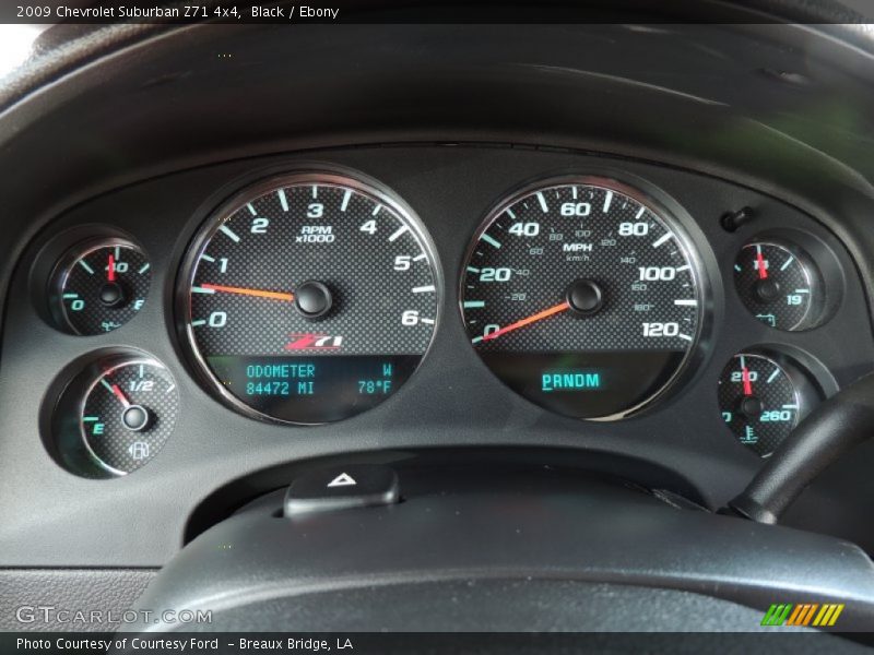 Black / Ebony 2009 Chevrolet Suburban Z71 4x4