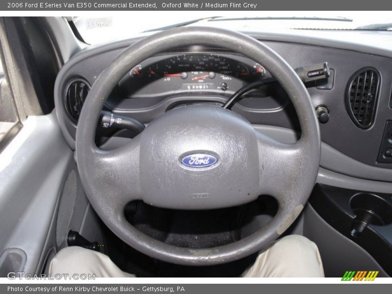 Oxford White / Medium Flint Grey 2006 Ford E Series Van E350 Commercial Extended