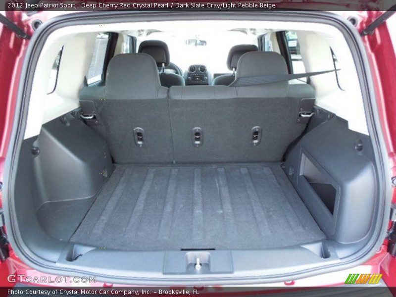 Deep Cherry Red Crystal Pearl / Dark Slate Gray/Light Pebble Beige 2012 Jeep Patriot Sport