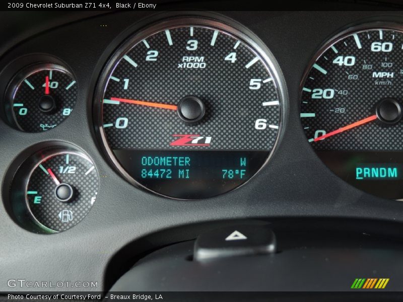 Black / Ebony 2009 Chevrolet Suburban Z71 4x4