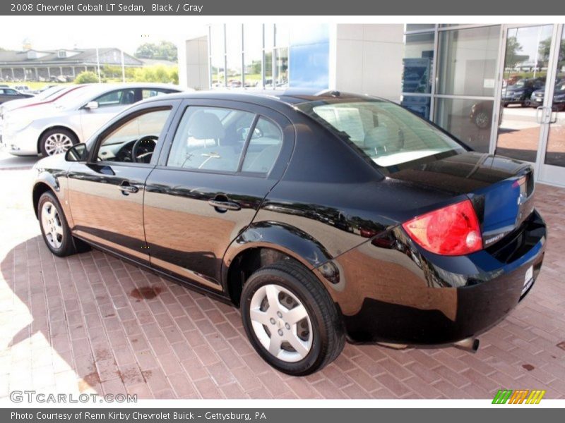 Black / Gray 2008 Chevrolet Cobalt LT Sedan