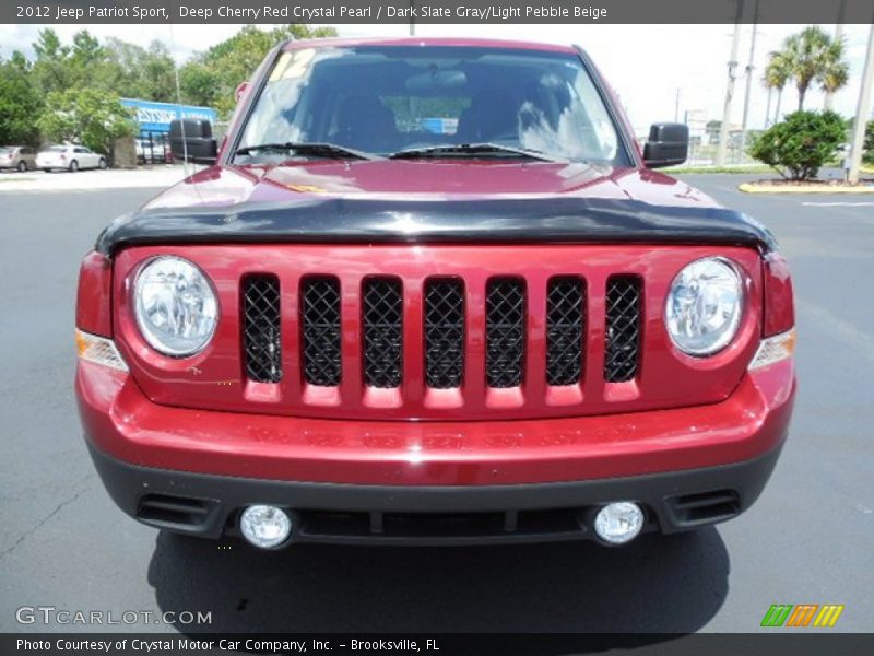 Deep Cherry Red Crystal Pearl / Dark Slate Gray/Light Pebble Beige 2012 Jeep Patriot Sport