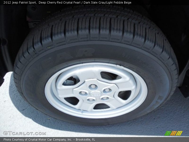 Deep Cherry Red Crystal Pearl / Dark Slate Gray/Light Pebble Beige 2012 Jeep Patriot Sport
