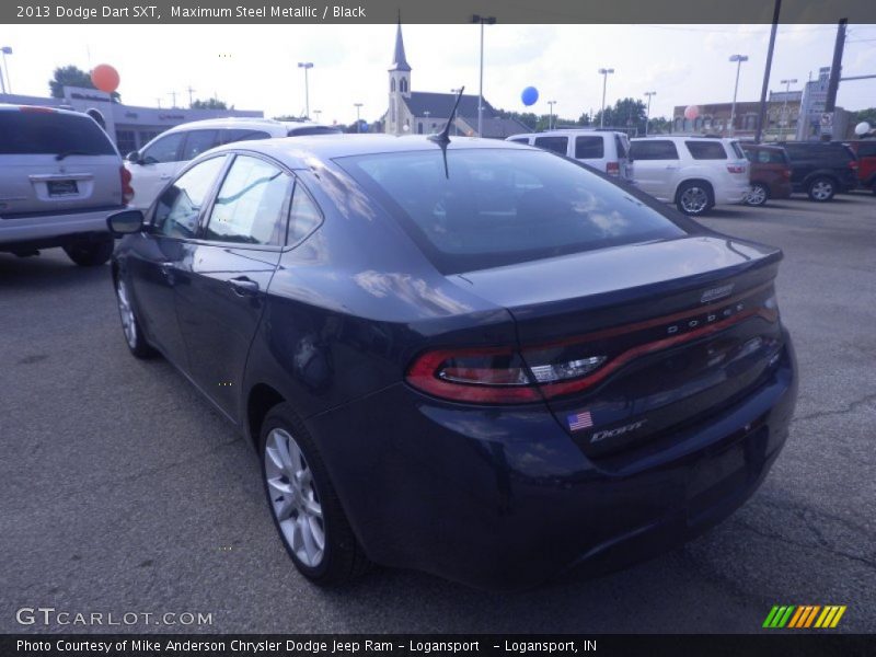 Maximum Steel Metallic / Black 2013 Dodge Dart SXT