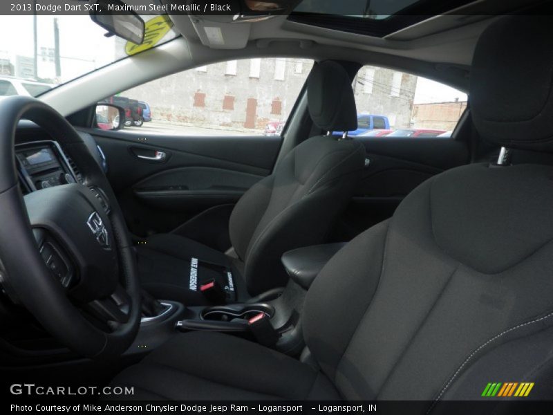 Maximum Steel Metallic / Black 2013 Dodge Dart SXT