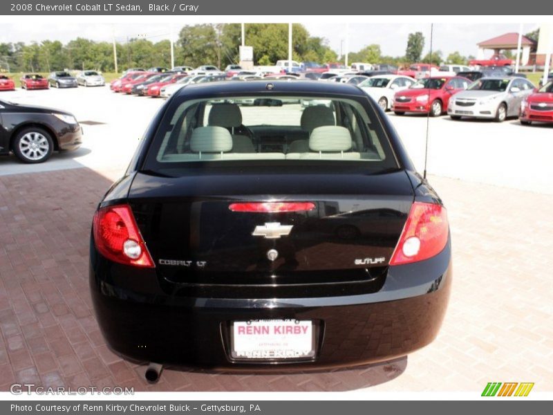Black / Gray 2008 Chevrolet Cobalt LT Sedan