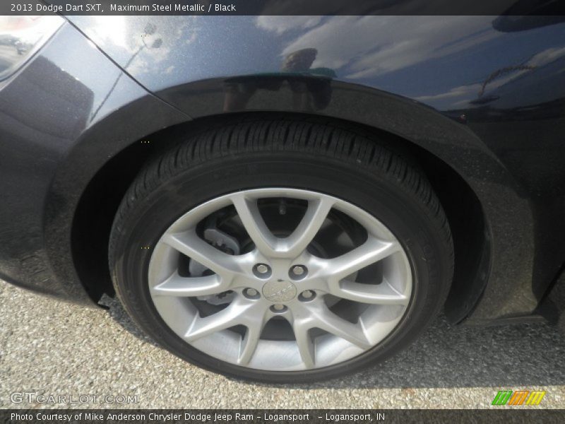 Maximum Steel Metallic / Black 2013 Dodge Dart SXT