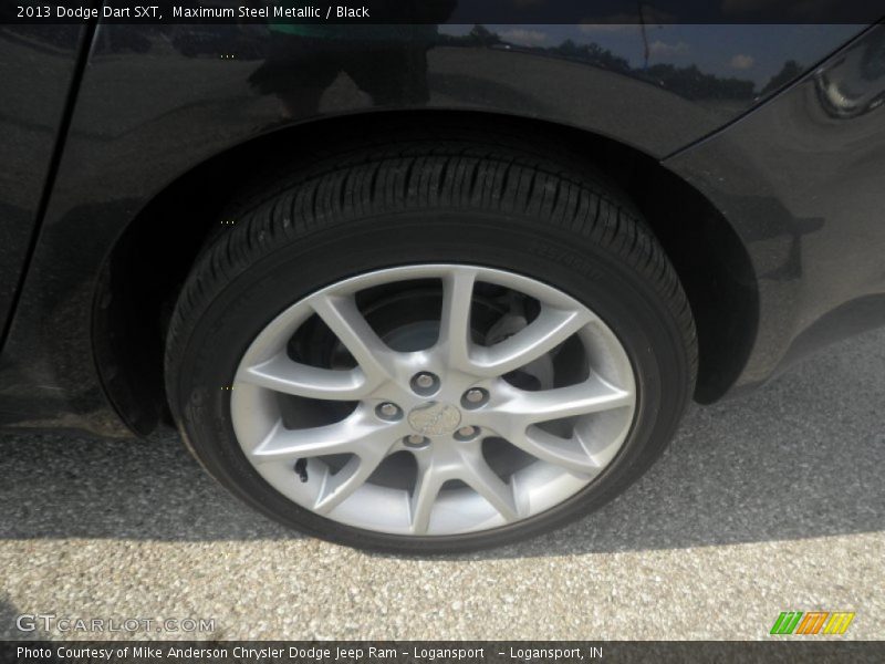 Maximum Steel Metallic / Black 2013 Dodge Dart SXT