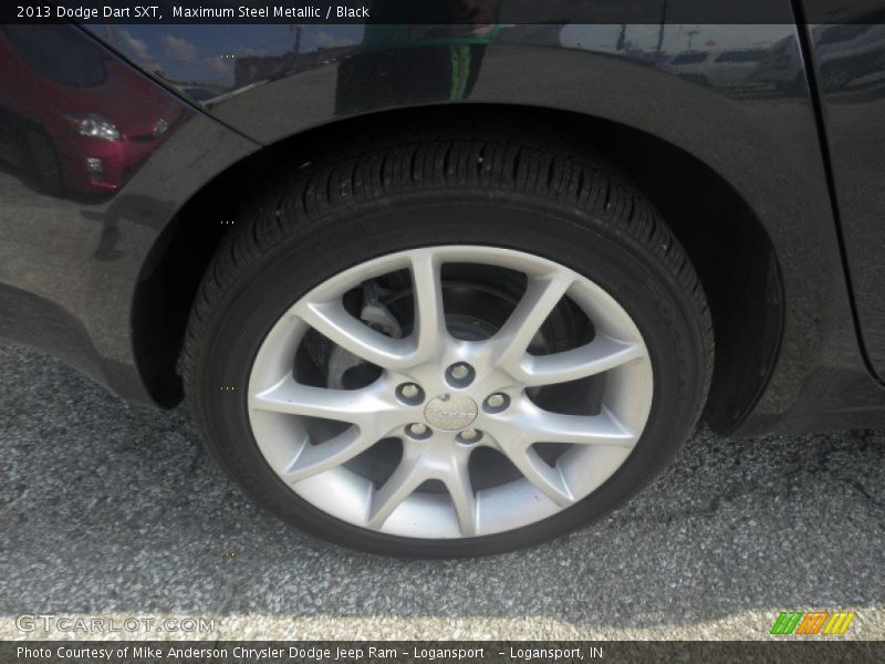 Maximum Steel Metallic / Black 2013 Dodge Dart SXT