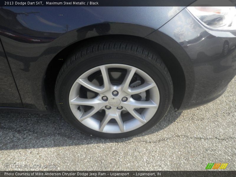 Maximum Steel Metallic / Black 2013 Dodge Dart SXT