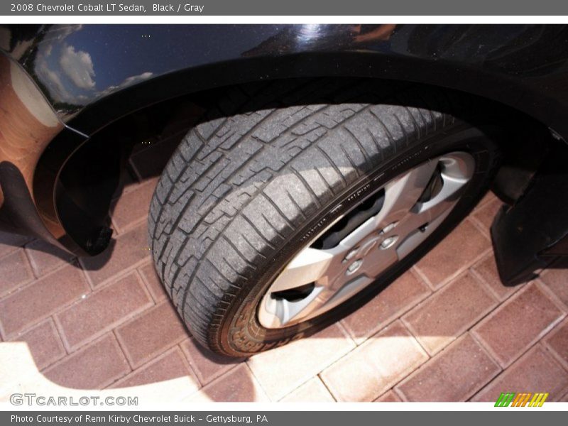 Black / Gray 2008 Chevrolet Cobalt LT Sedan