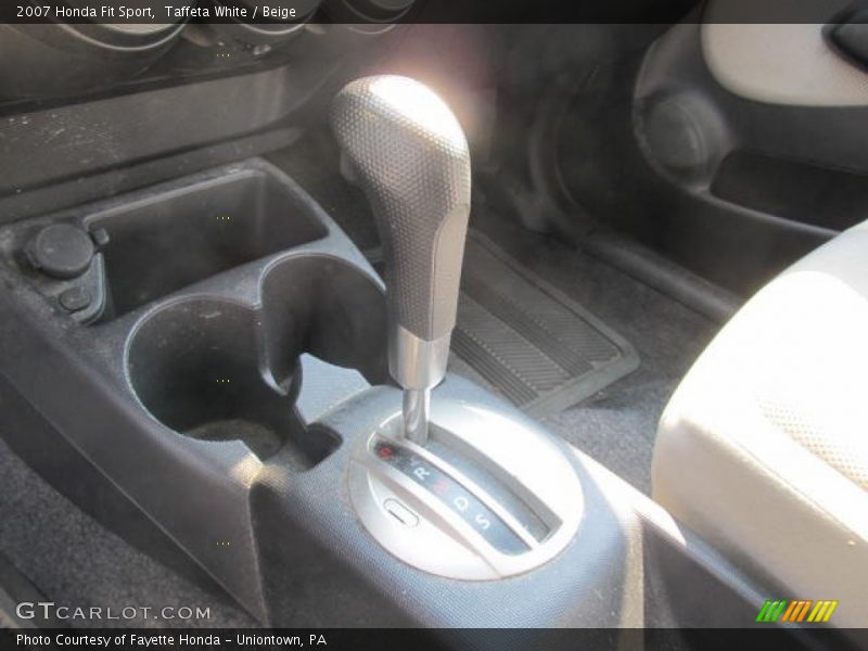 Taffeta White / Beige 2007 Honda Fit Sport