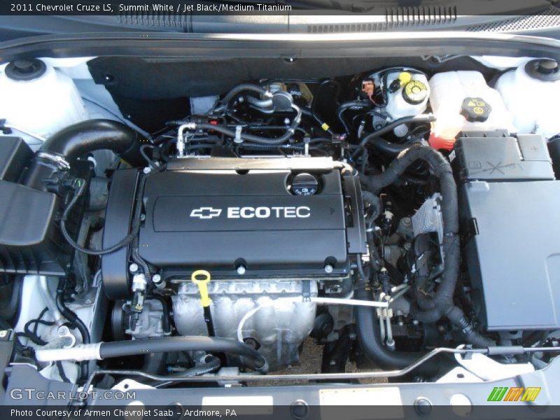 Summit White / Jet Black/Medium Titanium 2011 Chevrolet Cruze LS