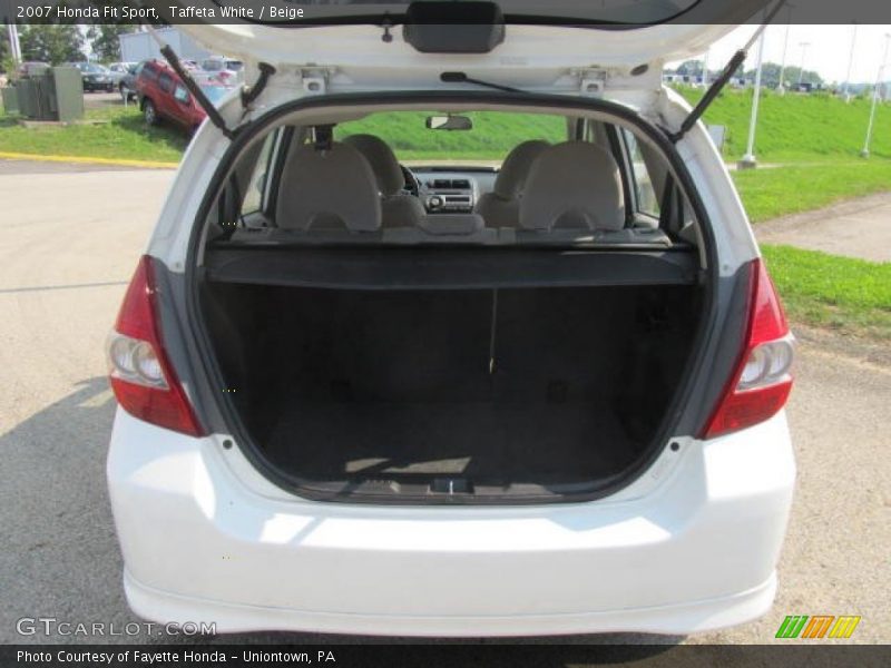 Taffeta White / Beige 2007 Honda Fit Sport