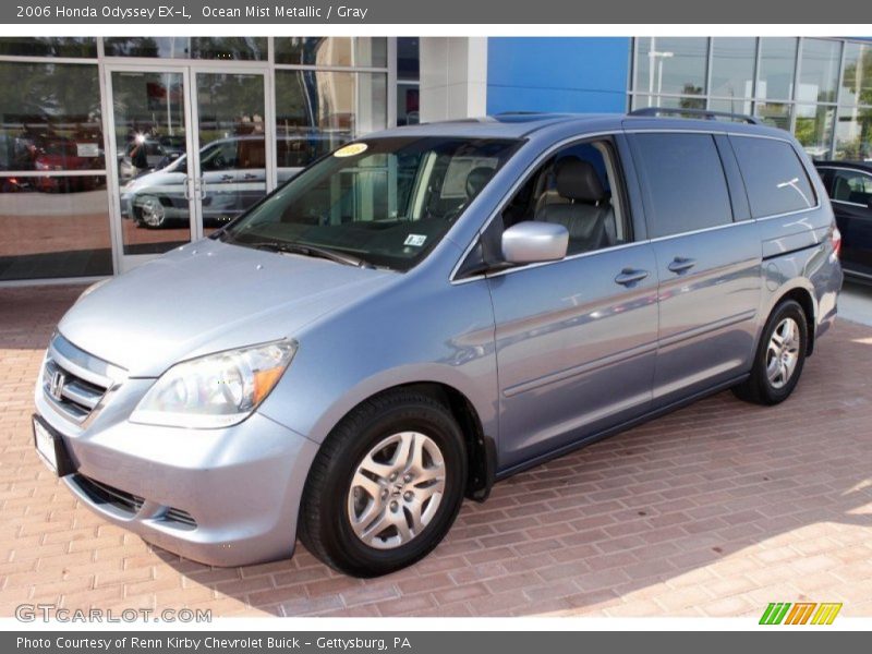 Ocean Mist Metallic / Gray 2006 Honda Odyssey EX-L