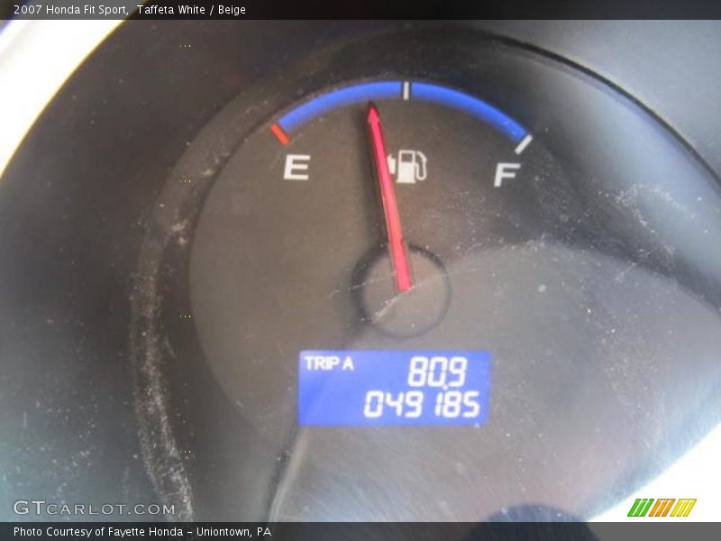 Taffeta White / Beige 2007 Honda Fit Sport