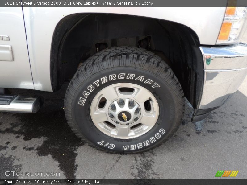 Sheer Silver Metallic / Ebony 2011 Chevrolet Silverado 2500HD LT Crew Cab 4x4