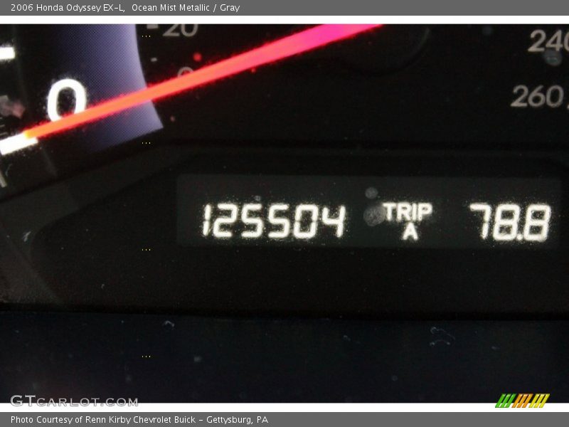 Ocean Mist Metallic / Gray 2006 Honda Odyssey EX-L