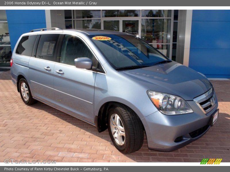 Ocean Mist Metallic / Gray 2006 Honda Odyssey EX-L