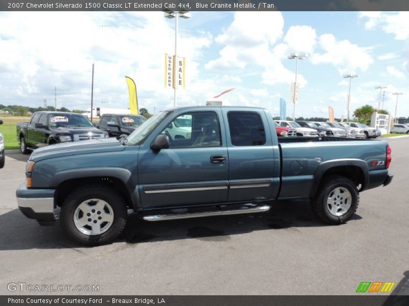 Blue Granite Metallic / Tan 2007 Chevrolet Silverado 1500 Classic LT Extended Cab 4x4