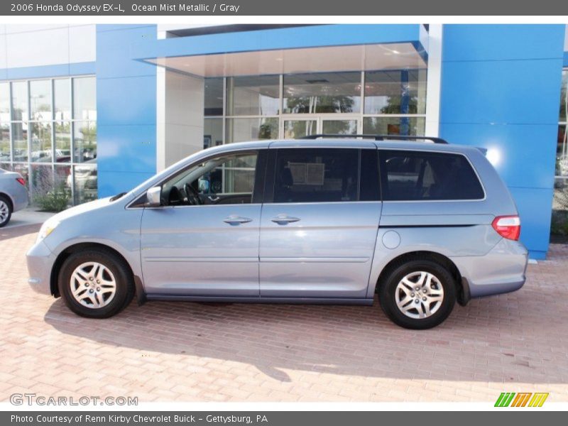 Ocean Mist Metallic / Gray 2006 Honda Odyssey EX-L