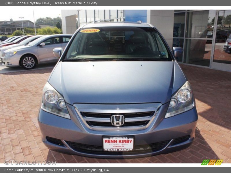 Ocean Mist Metallic / Gray 2006 Honda Odyssey EX-L