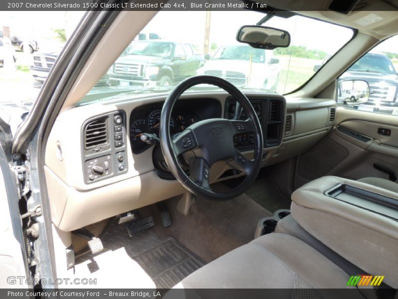 Blue Granite Metallic / Tan 2007 Chevrolet Silverado 1500 Classic LT Extended Cab 4x4