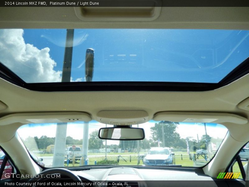 Sunroof of 2014 MKZ FWD