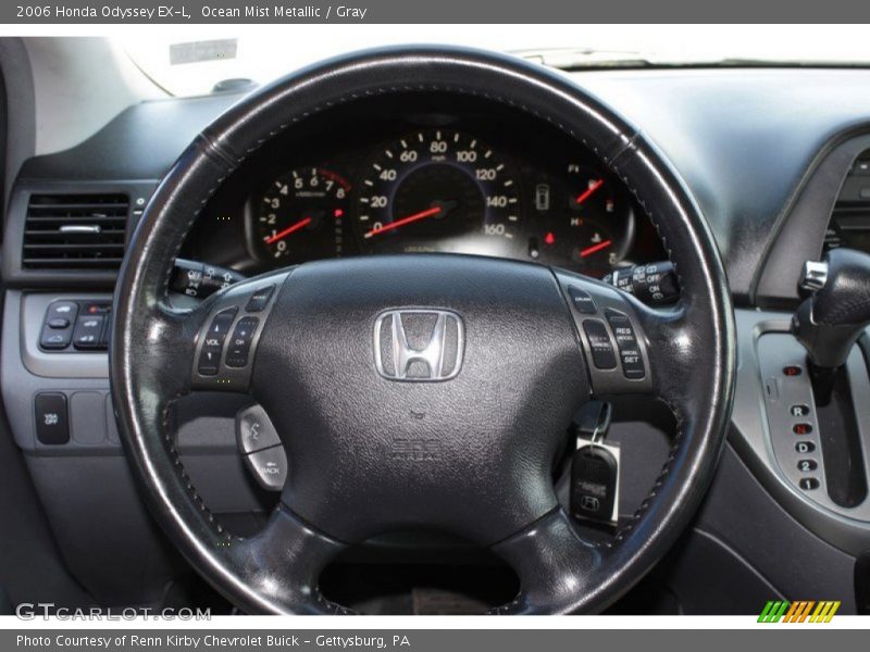 Ocean Mist Metallic / Gray 2006 Honda Odyssey EX-L