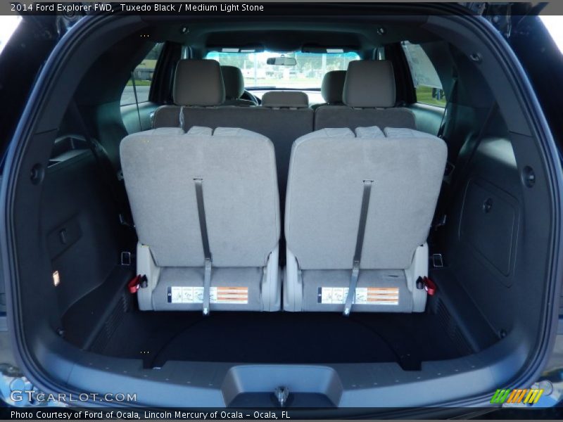 Tuxedo Black / Medium Light Stone 2014 Ford Explorer FWD