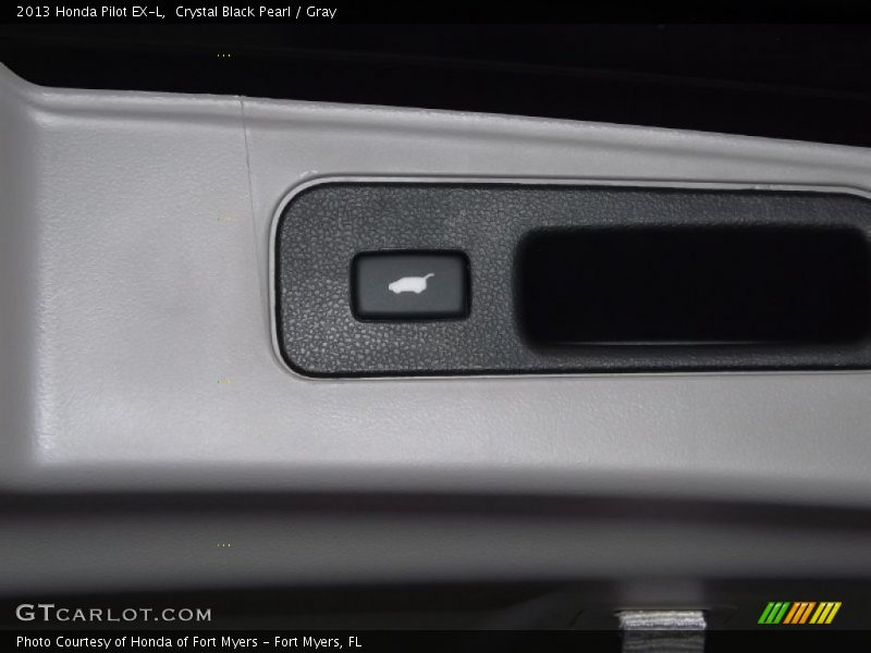 Crystal Black Pearl / Gray 2013 Honda Pilot EX-L