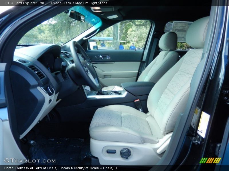 Front Seat of 2014 Explorer FWD
