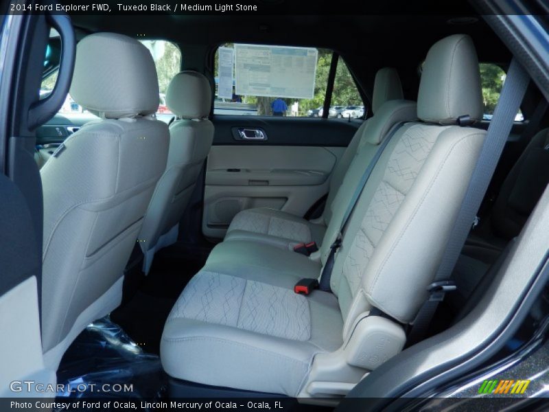 Rear Seat of 2014 Explorer FWD