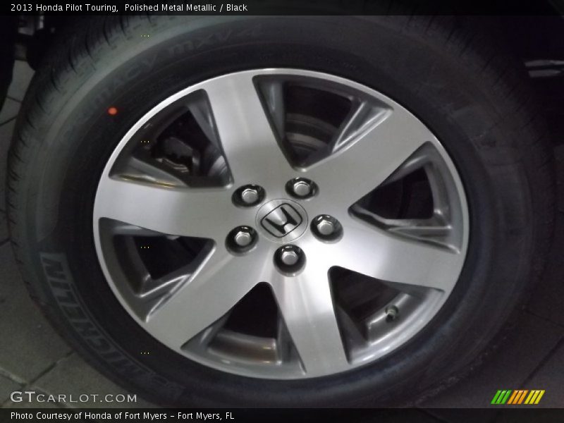 Polished Metal Metallic / Black 2013 Honda Pilot Touring