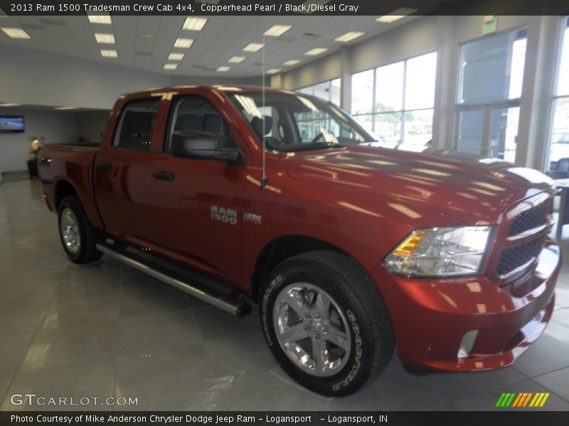 Copperhead Pearl / Black/Diesel Gray 2013 Ram 1500 Tradesman Crew Cab 4x4