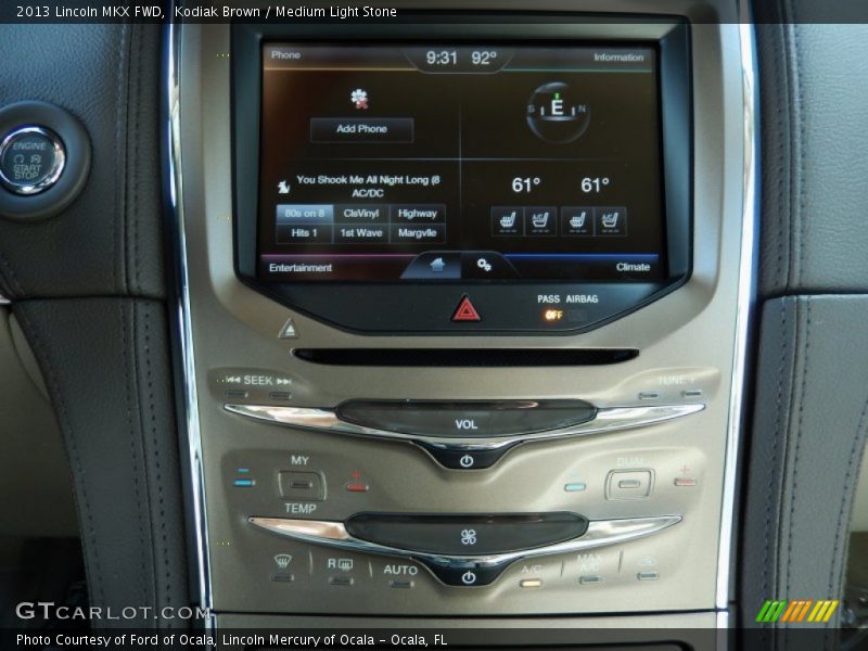 Kodiak Brown / Medium Light Stone 2013 Lincoln MKX FWD