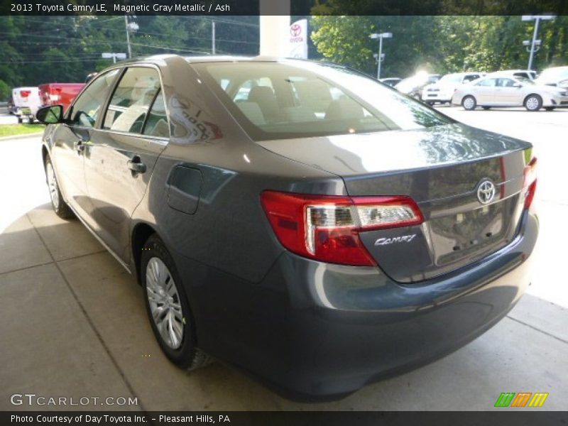 Magnetic Gray Metallic / Ash 2013 Toyota Camry LE